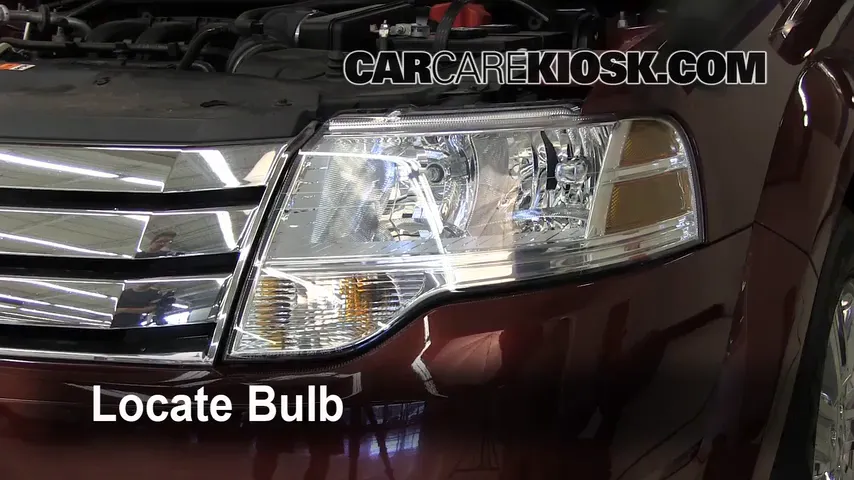 2008 Ford Taurus X Limited 3.5L V6 Lights Highbeam (replace bulb)